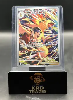 Pokemon TCG Ethan's Typhlosion 190/182 Sv10: Destined Rivals Illustration Rare - Image 1
