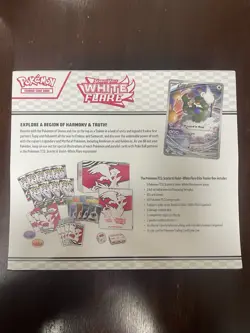 Pokemon Scarlet and Violet White Flare Elite Trainer Box ETB Factory Sealed - Image 2