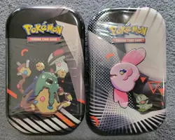 (2) Pokemon Black Bolt and White Flare Mini Tin NEW SEALED. - Image 1