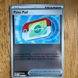 Pokemon Tcg Ascended Heroes Poke Pad 198/217 NM Reverse Holo English Pack Fresh - Image 1