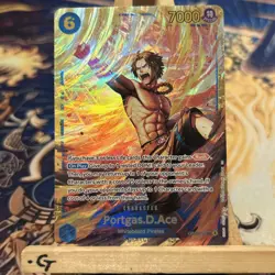 Portgas.D.Ace OP13-119 SEC - One Piece TCG - Foil NM Near-Mint Secret Rare - Image 1