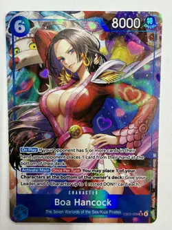 One Piece - Boa Hancock EB03-026 (SR) Alt Art Heroines Edition English NM/M - Image 3