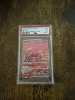 Pokemon Mew ex 053 SVP Scarlet & Violet Promo Holo PSA 9 Card English - Image 1