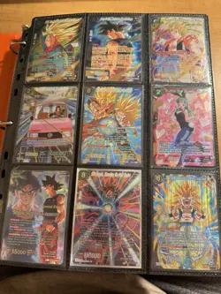Dragon Ball Super TCG Card Lot Binder - 230 SR And SPR, 3 SCR + Winner Cards NM+ - Image 1