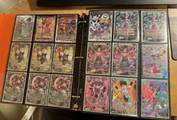 Dragon Ball Super TCG Card Lot Binder - 230 SR And SPR, 3 SCR + Winner Cards NM+ - Image 3