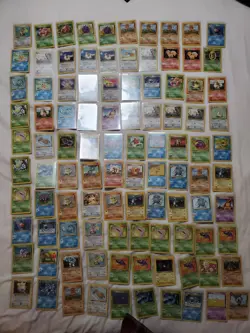 Pokemon WOTC Vintage 100 Cards Neo Jungle Base Set Fossil Mixed Lot Nm To Mp #3 - Image 1