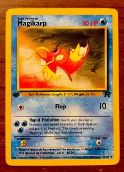 Pokemon Card - Magikarp 1st Edition Team Rocket 47/82 Uncommon - Image 1
