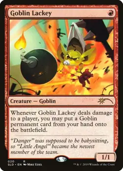 1 x Goblin Lackey (20) NM Englsih Secret Lair X1 - Image 1