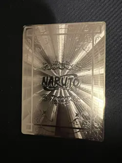 Sexy Anime Tsunade from Naruto Waifu Gold Goddess Story Metal Card - Image 2