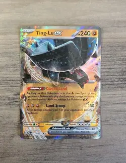 Pokemon TCG Ting-Lu ex 127/193 Paldea Evolved Ultra Rare Card NM - Image 1