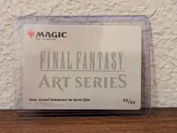 MTG Yuna, Grand Summoner Art Card Final Fantasy: Art Series 22/53 Near Mint - Image 2