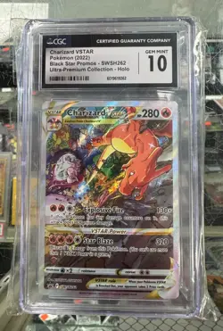 Charizard VSTAR SWSH262 SWSH: Sword & Shield Promo Cards Holo GEM MINT 10 - Image 1
