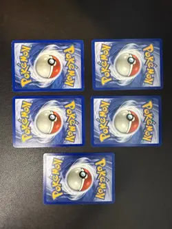 Pokemon TCG Geodude 47/62 Fossil 1st Edition Regular Common Card - Lot Of 5 - Image 4