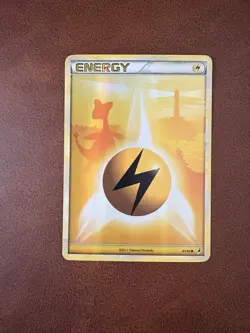 Pokemon Card Call of Legends #91/95 Lightning Energy Reverse Holo LP - Image 1