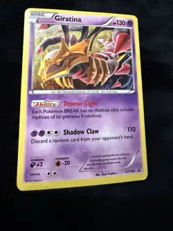 Giratina XY184 Black Star Promo Holo Pokemon Card - Image 1