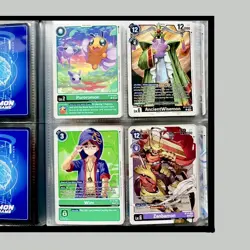 Digimon Trading Card Game Binder Bundle Rare TCG Starter Deck CCG Bulk Job Lot - Image 1