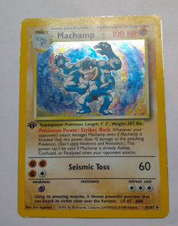 Vintage Pokemon Promo Machamp 8/102 Wizards Of The Coast 1999 - Image 1