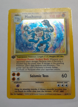 Vintage Pokemon Promo Machamp 8/102 Wizards Of The Coast 1999 - Image 2