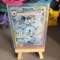 Prismatic Evolutions Glaceon ex SIR NM 150/131 Pokemon Card - Image 2