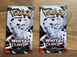 Pokemon TCG White Flare Booster Pack x 2 English Sealed - Image 1