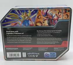 Pokemon Legendary ZACIAN EX Slashing Legends Tin Booster Packs SEALED - Image 2