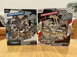 Pokemon TCG Black Bolt/White Flare Binder Collections (Set Of 2) Factory Sealed - Image 1