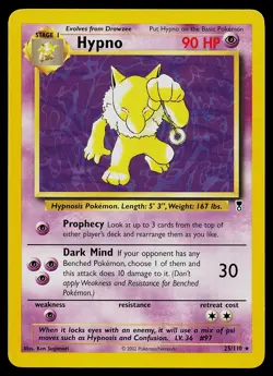 Pokemon Card - Hypno Legendary Collection 25/110 Rare - Image 1