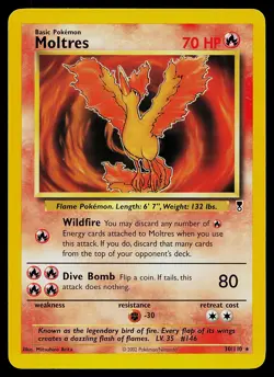 Pokemon Card - Moltres Legendary Collection 30/110 Rare - Image 1
