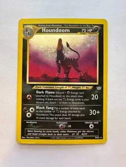 Pokemon TCG Houndoom 8/64 - Pokemon Neo Revelation (2001) - Image 1