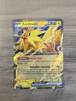Pokemon TCG Zapdos ex 145/165 Sv: Scarlet & Violet 151 Holo NM - Image 1