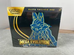 Pokemon TCG: Mega Evolution - Lucario Elite Trainer Box Sealed - Image 1