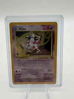 RARE (Sr.)Mr. Mime #6 2000 -Pokemon Jungle - Holo - Spanish - HP - Image 1