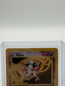 RARE (Sr.)Mr. Mime #6 2000 -Pokemon Jungle - Holo - Spanish - HP - Image 3