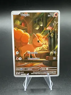 Pokemon Mega Evolution - MEG - Vulpix 138/132 IR Illustration Rare - NM - Image 1