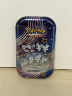 Pokemon Scarlet & Violet Paldean Fates Mini Tin Maushold NEW/SEALED - Image 1