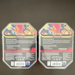 Pokemon Mega Charizard X & Y Tin Set Booster Pack Storage 2026 TCG set of 2 - Image 2