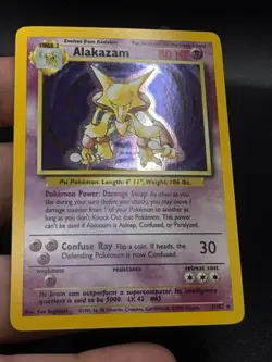Alakazam - 1/102 Base Set Unlimited Holo Rare Pokemon - LP ER3 - Image 2