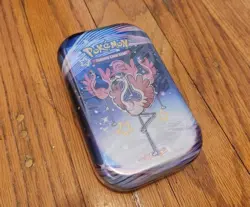 Pokemon Paldean Fates Mini Tin [Flamigo] Brand New, Factory Sealed - Image 1