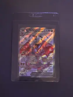 Pokemon Charizard ex SVP074 Shiny Paldean Fates Black Star Promo NM - Image 1