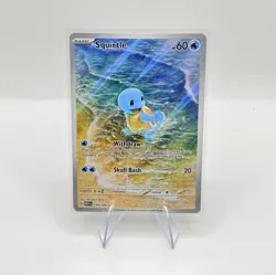 Pokemon TCG Squirtle 170/165 Sv: Scarlet & Violet 151 Illustration Rare Holo - Image 1