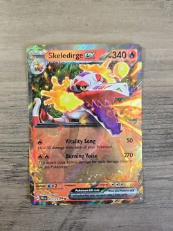 Pokemon TCG Skeledirge ex 037/193 Double Rare Paldea Evolved NM - Image 1