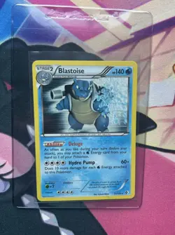 Pokemon Blastoise Holo Rare Boundaries Crossed 31/149 LP - Image 1