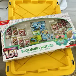 Pokemon TCG Scarlet & Violet 151 Blooming Waters Premium Collection Box - Image 1