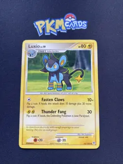Pokemon TCG Luxio Diamond & Pearl Base Set 52/130 Regular MP. - Image 1