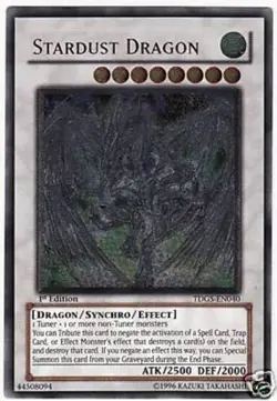 1x (LP) Stardust Dragon - TDGS-EN040 - Ultimate Rare - Unlimited Edition YuGiOh - Image 1
