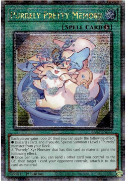 Yugioh! - Purrely Pretty Memory - RA02-EN072 - Quart. Century Rare - NM/M - Image 1