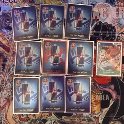 Red Bull x One Piece – Double Don!! Set (10 Foil Red Bull Don + Luffy Promo) - Image 1