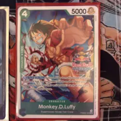 Red Bull x One Piece – Double Don!! Set (10 Foil Red Bull Don + Luffy Promo) - Image 3