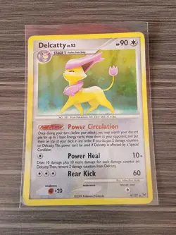 Pokemon Card TCG - Delcatty Lv. 53 4/127 Platinum HOLO Rare - LP - Image 1