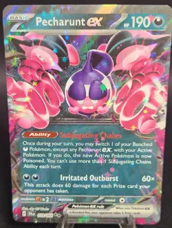 Pecharunt ex 039/064 Shrouded Fable Double Rare Pokemon Card NM Holo 2024 - Image 1